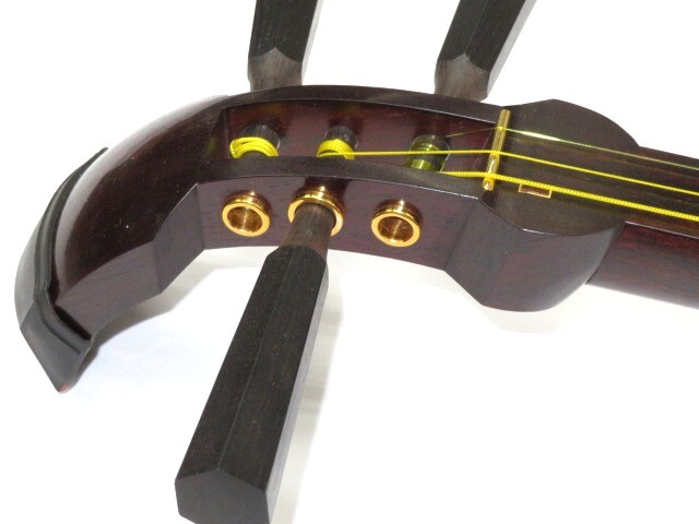 中古三味線　紅木　津軽