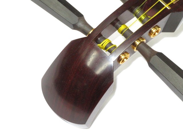 中古三味線　紅木　津軽