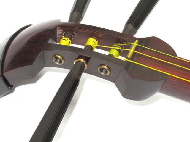 中古三味線　紅木　長唄