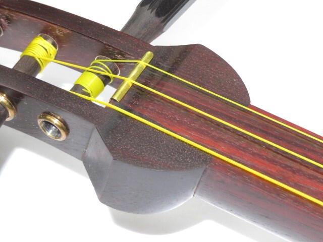 中古三味線　紅木　長唄