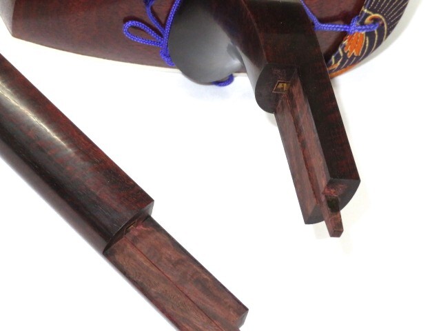 中古三味線　紅木　長唄