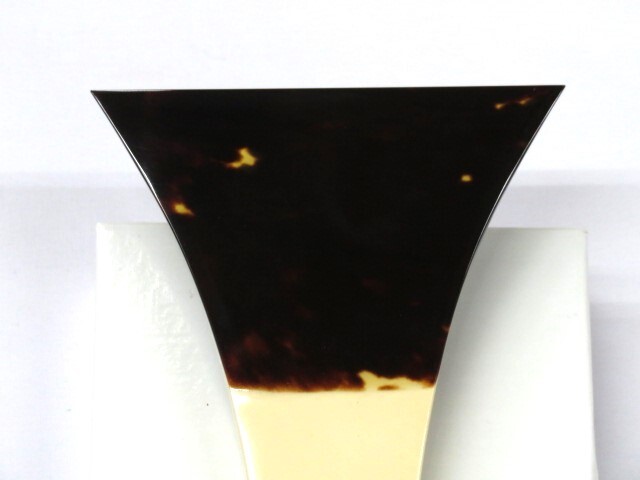 津軽三味線 特上レベル 大きめ 一枚甲 本鼈甲 撥 幅約14cm べっ甲 高級