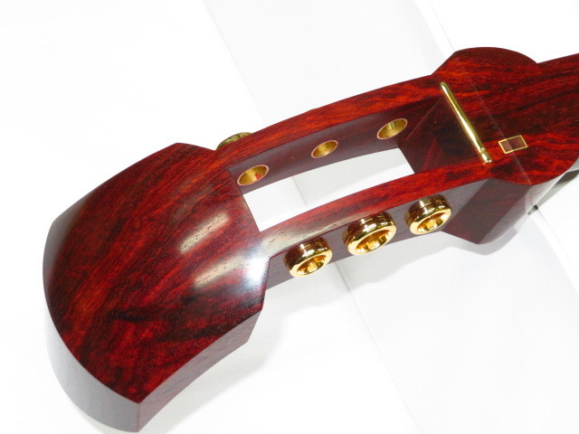 津軽三味線糸巻 三味線・お琴の老舗 菊岡 中むら】新品 津軽三味線 インド紅木