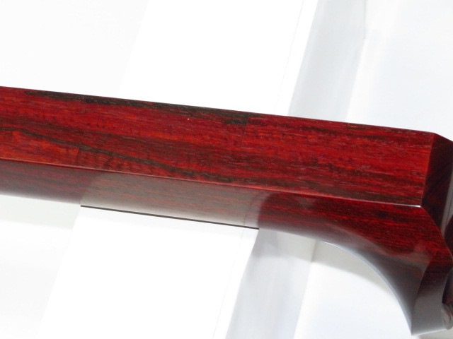 三味線・お琴の老舗 菊岡 中むら】新品 津軽三味線 インド紅木 綾杉胴