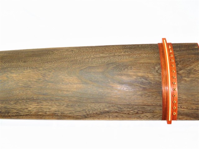 三味線・お琴の老舗 菊岡 中むら】新品 お琴本体 花梨 べた作り すだれ