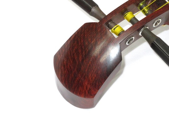 三味線　紅木中棹『小唄端唄長唄』 三味線・お琴の老舗 菊岡 中むら】リニューアル中古三味線 極上紅木