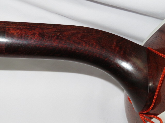 中古三味線　紅木　小唄端唄
