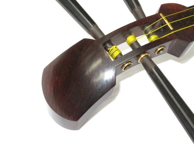 中古三味線　紅木　長唄