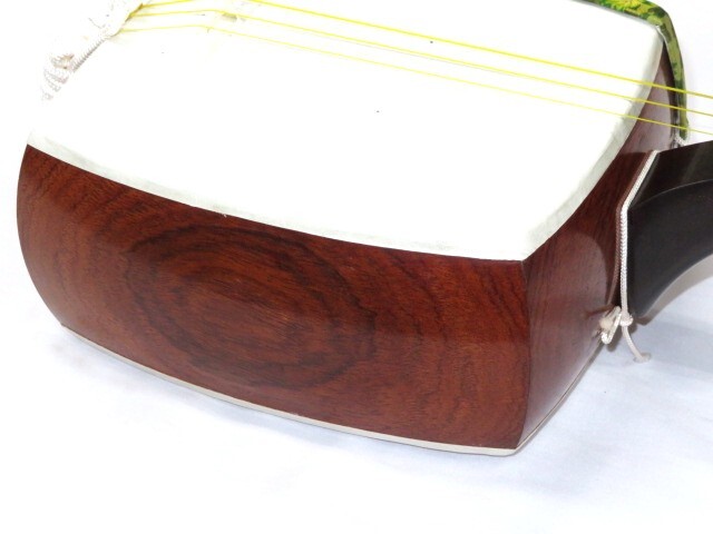 中古三味線　紅木　長唄