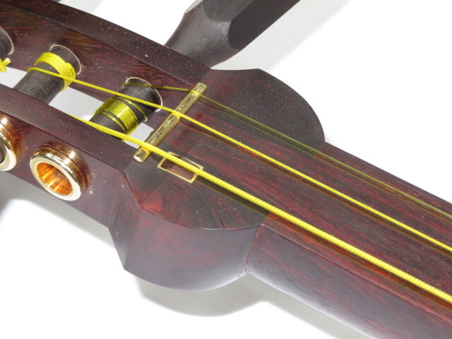 三味線・お琴の老舗 菊岡 中むら】新品 三味線本体 上紅木 津軽