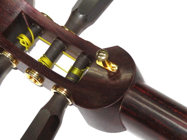 ★津軽三味線 太棹 黒檀糸巻 東さがり 紅木 津軽 民謡 稽古用 ☆津軽三味線 太棹 黒檀糸巻 東さがり 紅木 津軽 民謡 稽古用