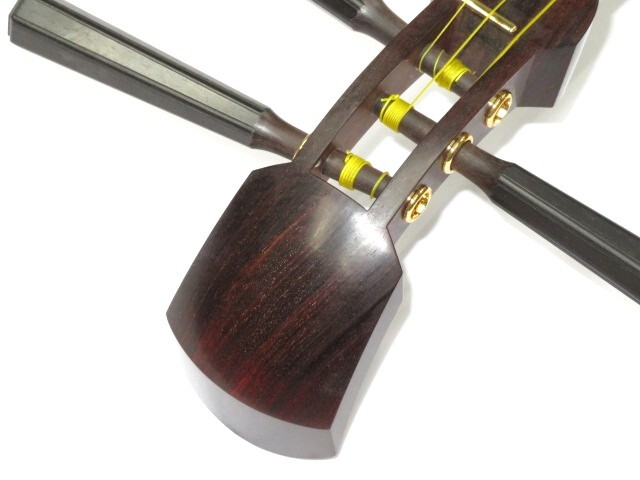 三味線・お琴の老舗 菊岡 中むら】新品三味線 上ランク紅木 地唄 黒檀