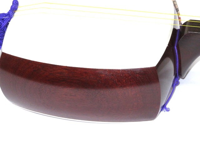 三味線・お琴の老舗 菊岡 中むら】新品三味線 上ランク紅木 地唄 黒檀