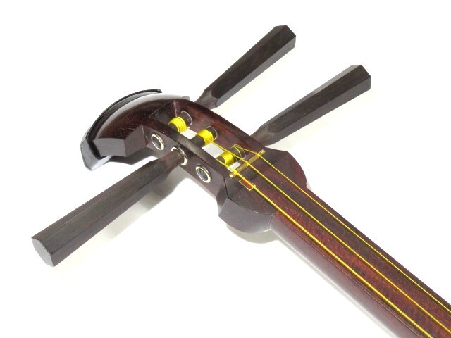 中古三味線　紅木　小唄端唄長唄