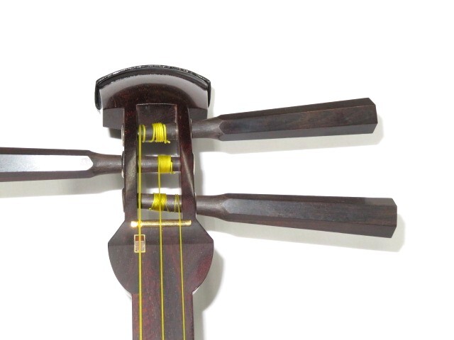 中古三味線　紅木　小唄端唄長唄