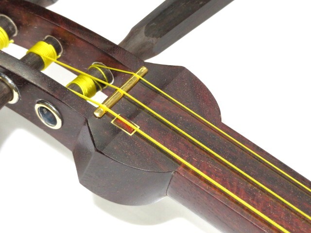 中古三味線　紅木　小唄端唄長唄