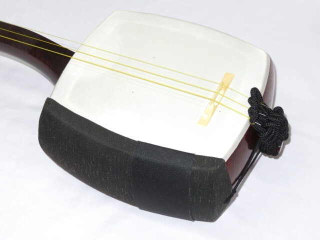 中古三味線　紅木　小唄端唄長唄