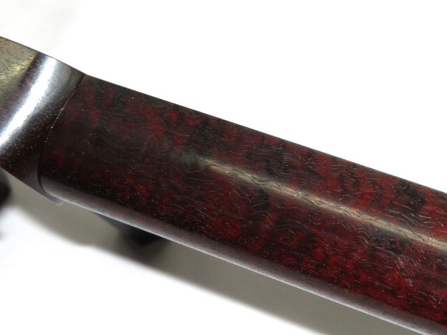 中古三味線　半津軽　紅木