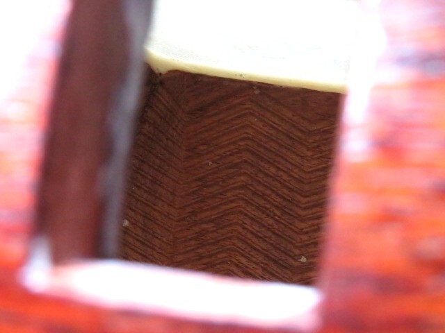 中古三味線　半津軽　紅木