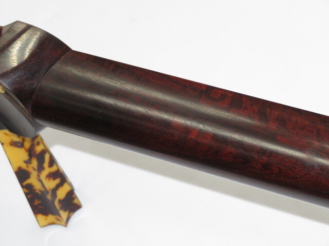 中古三味線　紅木　津軽　金細　綾杉胴