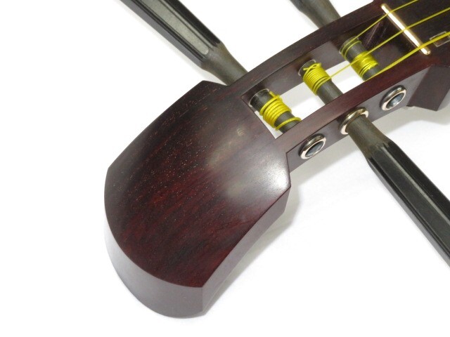 中古三味線　紅木　小唄端唄