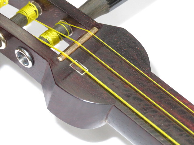 中古三味線　紅木　小唄端唄