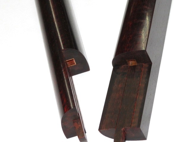 中古三味線　紅木　小唄端唄