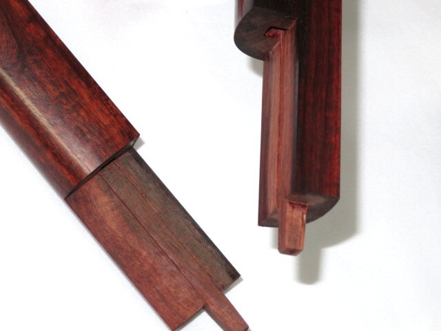 中古三味線　紅木　地唄