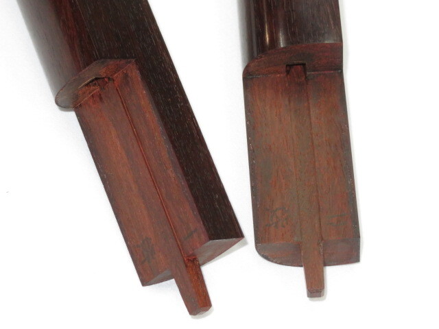 中古三味線　紅木　地唄