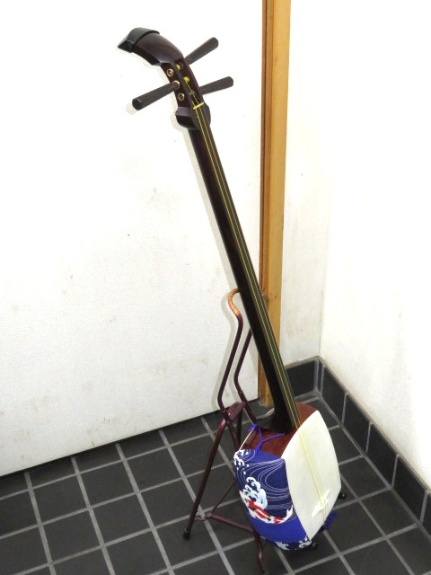 新品三味線　紅木民謡