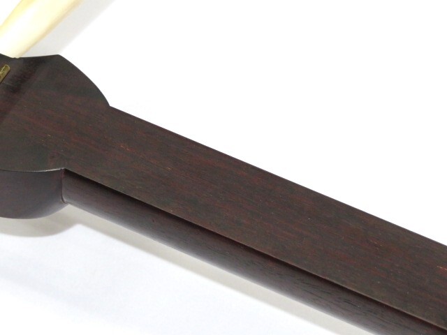 中古三味線　紅木　地唄