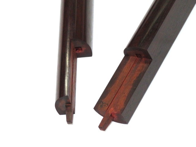 中古三味線　紅木　地唄