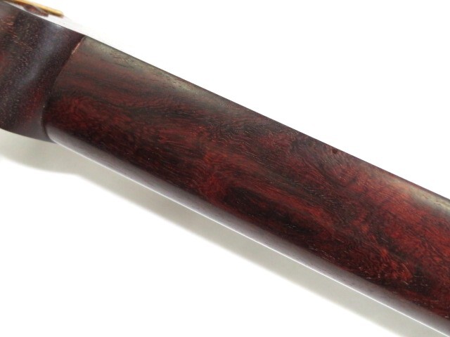 新品三味線　紅木津軽　綾杉胴