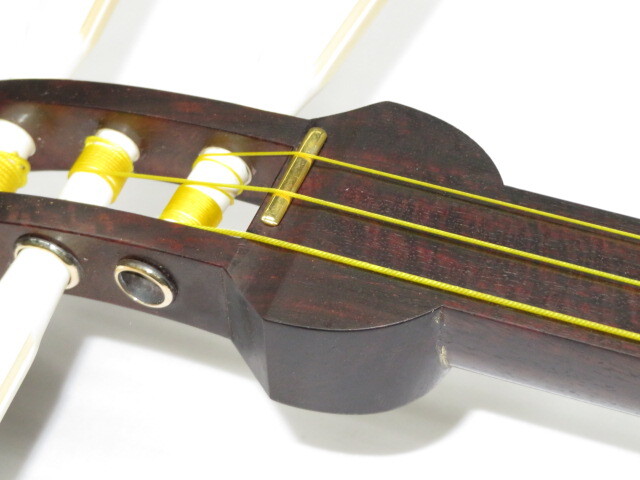 中古三味線　紅木　長唄