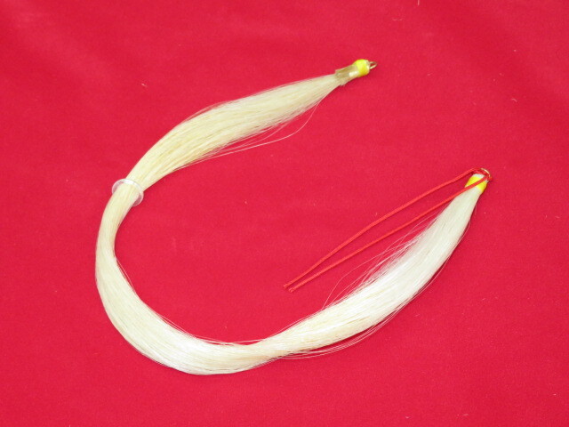 三味線・お琴の店 菊岡 中むら】胡弓用 弓の毛(馬) 60cm 天理胡弓など