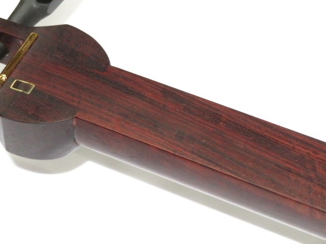中古三味線　紅木　半津軽