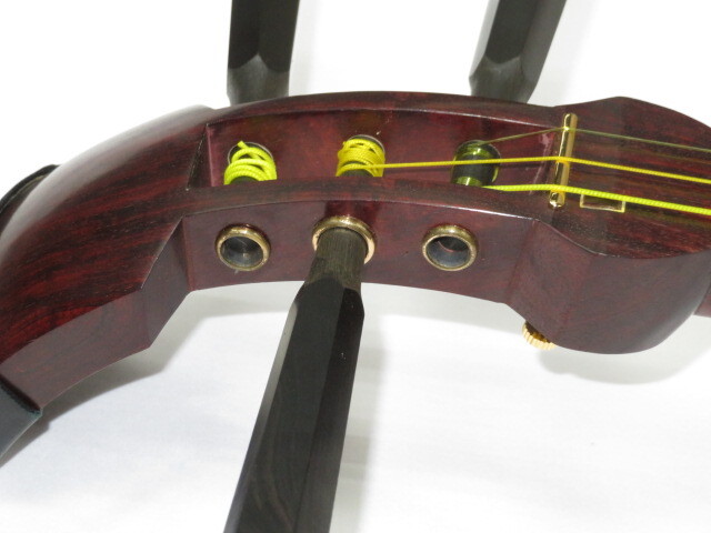 中古三味線　紅木　半津軽