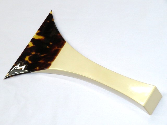 三味線　新品　地唄用　鼈甲　撥　バチ 三味線 新品 地唄用 鼈甲 撥 バチ（七八） （Shop 撥（地唄
