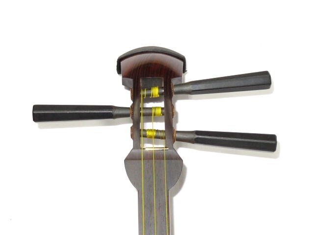 中古三味線　紫檀　長唄
