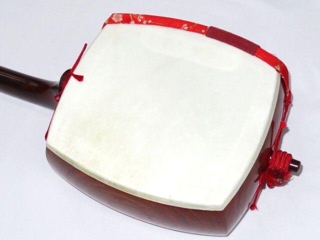 中古三味線　紫檀　長唄