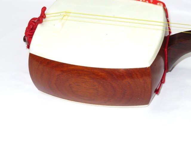 中古三味線　紫檀　長唄