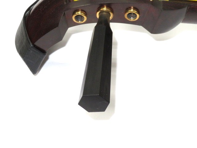 中古三味線　紅木　津軽