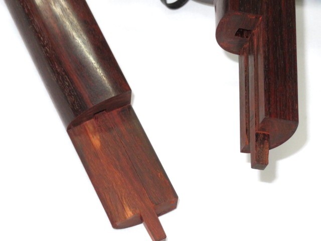 中古三味線　紅木　津軽