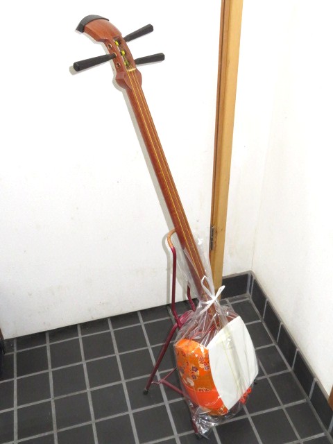 中古三味線　花梨　小唄・端唄