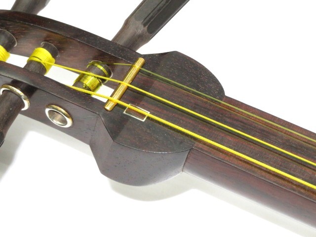 中古三味線　紫檀　民謡