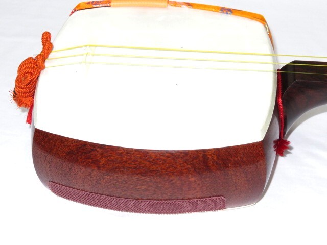 中古三味線　紫檀　民謡