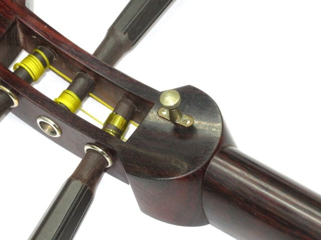 中古三味線　紫檀　民謡