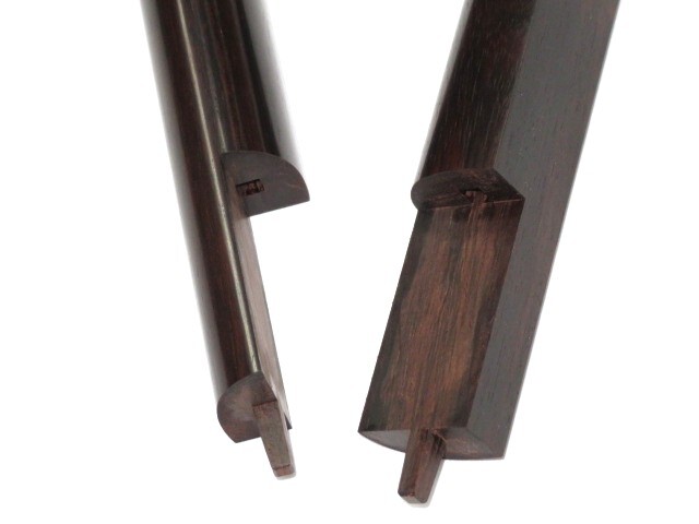 中古三味線　紫檀　民謡