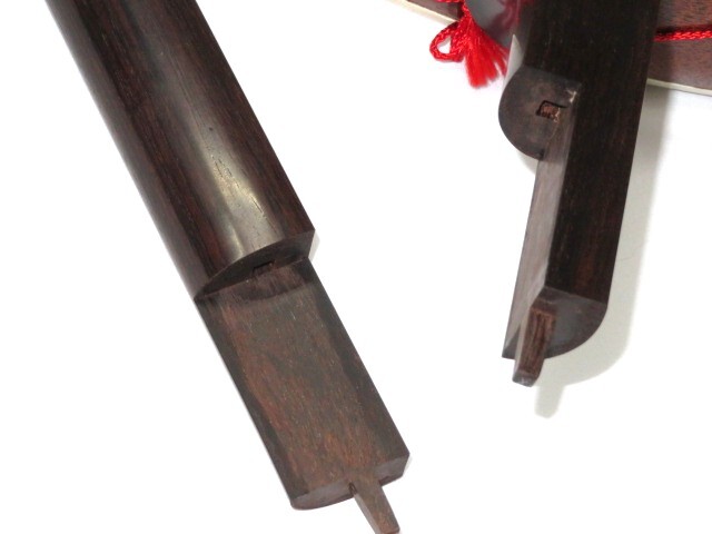 中古三味線　紫檀　民謡