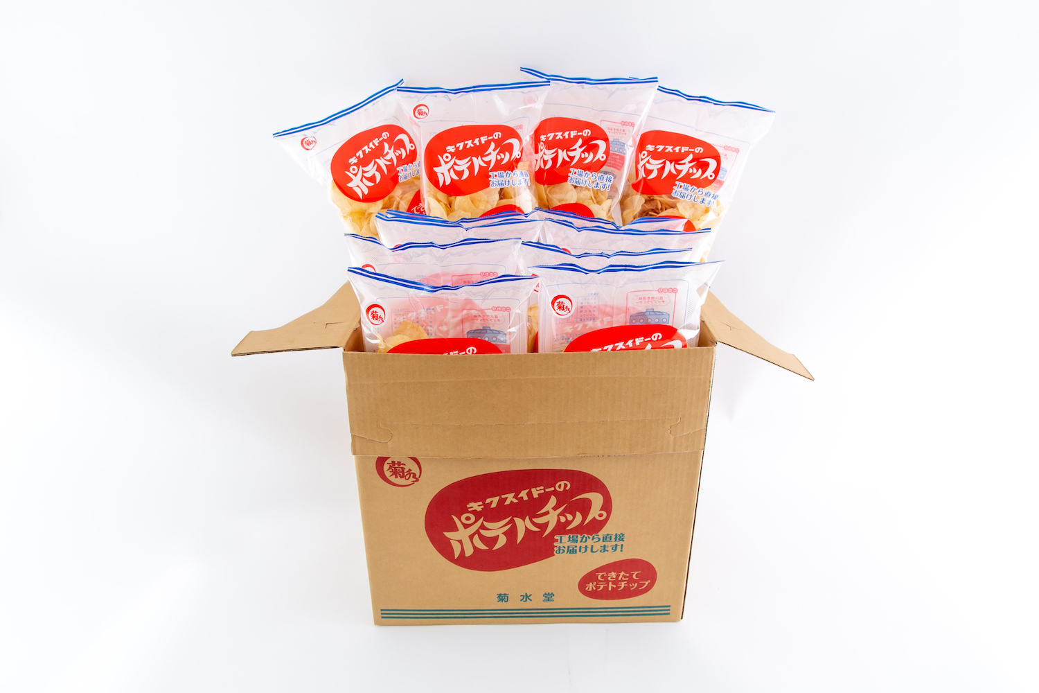 大箱！送料無料！【12月27日～発送】 『できたてポテトチップ』120g×12袋×1箱